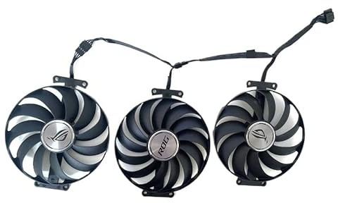 ZHXOZYF Ventola per Scheda Grafica da 95 mm T129215SU CF1010U12S DC12V per ASUS ROG Strix RTX 3060 3070 3080 Ti 3090 per Ventola per Video Gaming RX 6700(3PCS)