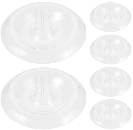 MOTHNUR Lot de 6 Supports Floraux Flottants en Plastique Transparent Vase Porte-Fleurs Japonerie Peu Profond Grand Format Support pour Plantes Aquatiques et Propagation Hydroponique