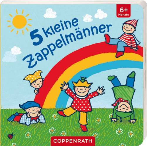 5 kleine Zappelmänner: (Buch mit Fingerpuppen-Handschuh) (Bücher für die Kleinsten)