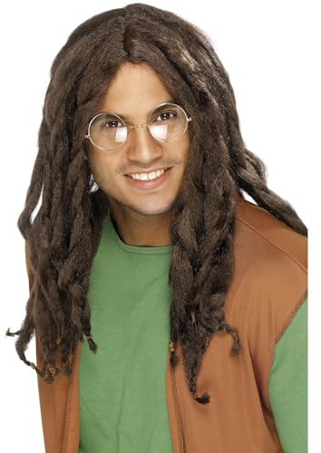 Smiffys Dreadlock Perücke, Braun Halloween