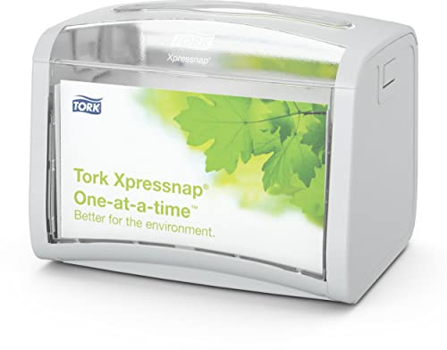 Tork Xpressnap Tischspender Hellgrau N4, Signature Linie, 16,9 cm × 20 cm × 14,1 cm, 272613 (x4)