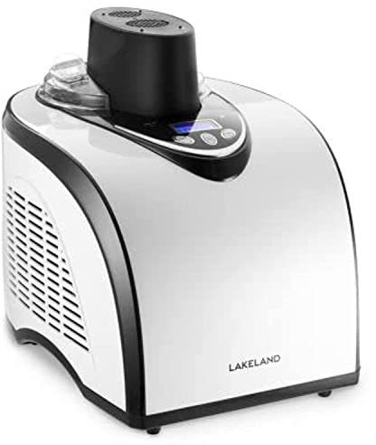 Lakeland Compressor Automatic Ice Cream, Sorbet and Frozen Yogurt Maker 1L