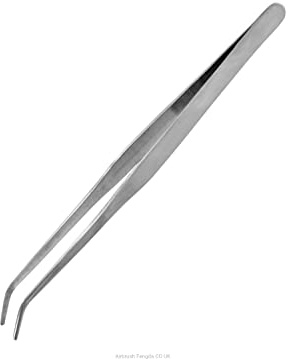 Vallejo - Pinzette, gebogen, 175 mm - Plastikmodellbau, Werkzeug