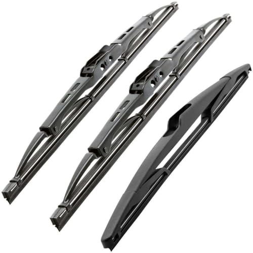 Recambo SCHEIBENWISCHER VORNE + HINTEN kompatibel für Mazda 2 | BJ 2007-2014 (3er Set: 600mm / 350mm / 350mm)