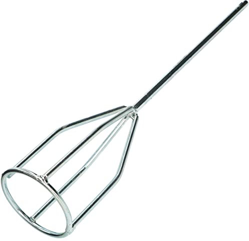 KOTARBAU® Mixer per miscelatore, 80 mm, per intonaco, malta, colla, colori per intonaco, miscelatore a chiocciola, miscelatore a raggi
