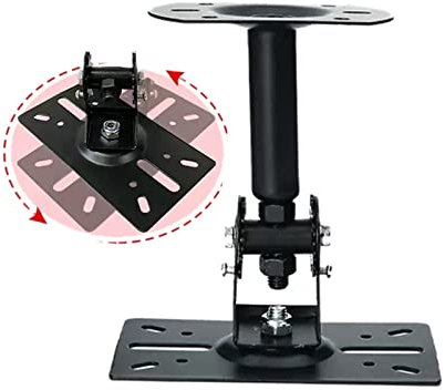 luckxuan Boxenständer Lautsprecher-Wandhalterung, Verdickungsverlängerung, Karaoke-Lautsprecher, Deckenaufhänger, Wandaufhänger, KTV-Box, Audiohalterung (Color : Short Rotation)