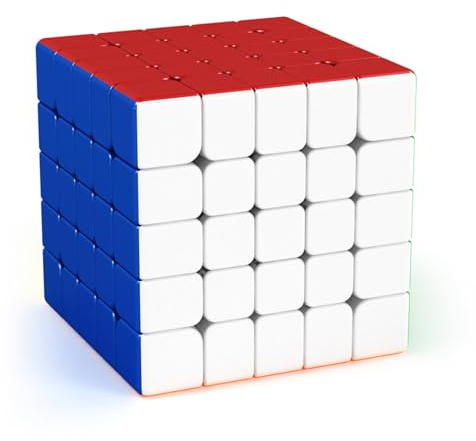 TaoLeLe Magiska kuber, MoYu Meilong M 5 x 5 hastighetskub magnetisk hastighetskub pusselkast tänkningssportuppgifter för barn vuxna pojkar flickor presenter