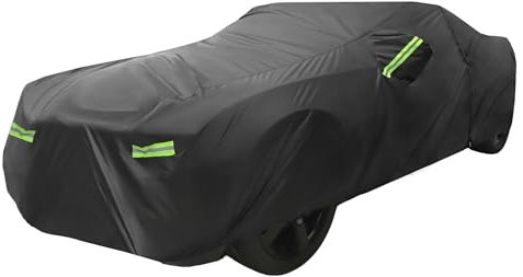 X AUTOHAUX Durable Car Cover for Dodge Challenger (2008-2023) - Waterproof, UV-Resistant, and All-Weather Protection with Zipper