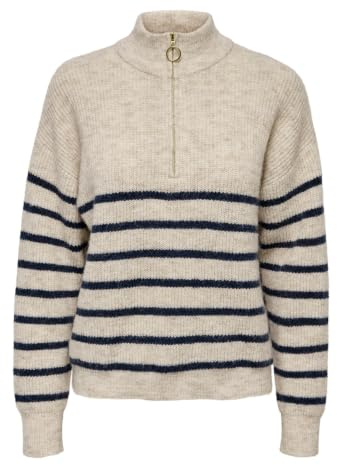 ONLY ONLTOKYO L/S Highneck Zip Pullover KNT