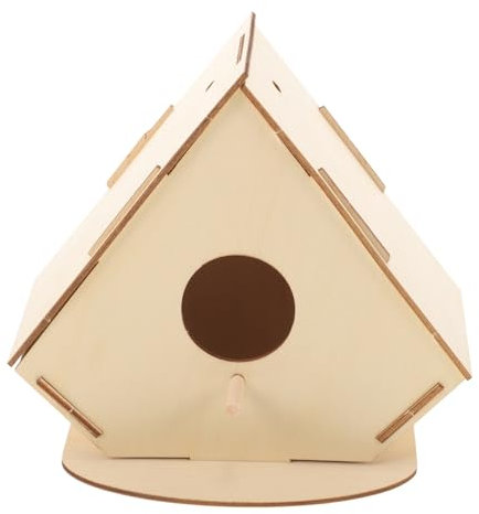 FONDOTIN Vogelhaus Bastelset Malen Spielzeug Für Mädchen Dekorative Vogelhäuser Für Garten Hängende Kunstprojekte Für Mädchen Für Parties Und Hochzeiten