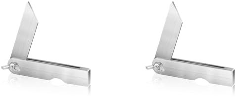 ISTOVO 2X Sliding T-Bevel Gauge Protractor 4 Inch Mini Bevels Angle Adjustable Carpenter Bevels Finder for Woodworking