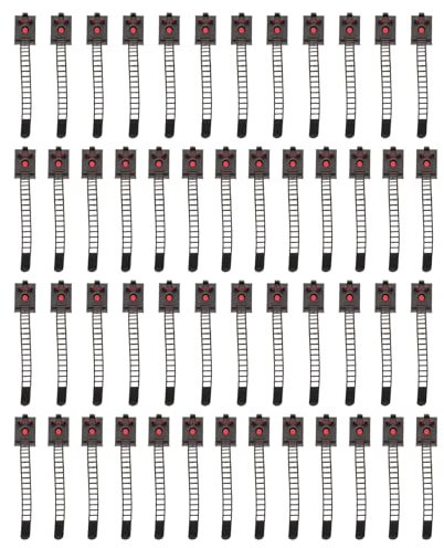 sourcing map 25 bridas adhesivas de nailon ajustables de 3.6 pulgadas, organizador de cables de escritorio, organizador de cables para oficina en casa, color negro