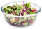 binsakao Large Glass Mixing Bowl - 5700 ml Clear Glass Salad Bowls - Glasses Bowl for Sourdough, Bread Making, Kitchen