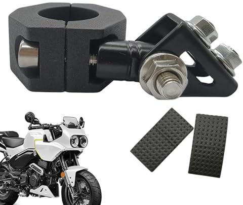 Support des Feux de Moto – Support de Montage Réglable | Fixation Universelle pour Lampe Antibrouillard Étanche, Accessoires de Moto pour Phare LED, Projecteurs, Véhicules à Deux Roues