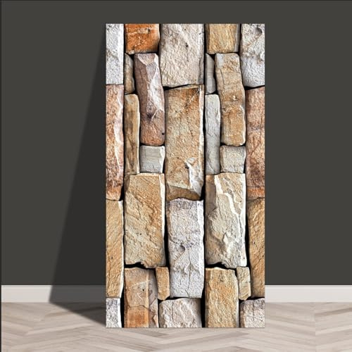 AMOYUN Piastrelle Adesive Cucina, 10 pezzi Adesive Pavimento 30x60cm Decorazioni Bagno Adesivi per Piastrelle PVC Autoadesiva Resistente al Calore Impermeabile Decorazione Per La Casa