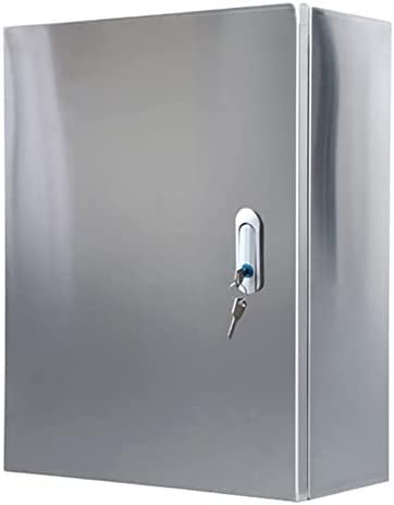 Boîtier électrique en Acier Inoxydable résistant aux intempéries, boîtier de Distribution électrique intérieur/extérieur, boîte de jonction avec Plaque de Montage, boîtier de Compteur de Pro