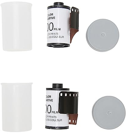 Pellicola a colori per macchina fotografica 2 rullini da 35 mm, ISO 200, pellicola negativa a colori HD ad alta saturazione, 8 esposizioni per rullino per macchine fotografiche 135
