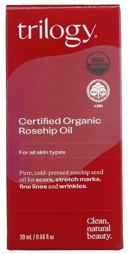 Trilogy TRR-ROS-U-TRO20 Certified Organic Rosehip Oil 20ml/0.67 Ounce