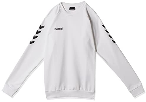 hummel barn Hmlgo Kids Cotton sweatshirt, vit, 176