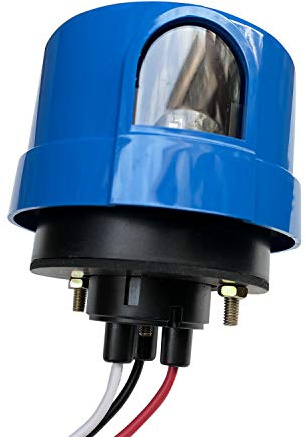 Proshopping AC 120V-277V Twist Lock Photoelectric Switch with Photocell Sensor Receptacle Set, Dusk to Dawn Auto Post Eye Photocell Switch and Photo Control Base Kits - for Outdoor Area Street Light