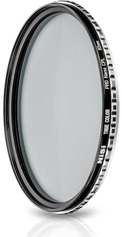 NiSi True Color CPL Filter Polfilter 49mm Polarisationsfilter Ultra-Niedrig-Reflexions mit Mehrschicht-Nano-Beschichtung für Kameraobjektiv