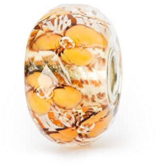 Trollbeads Orangenblüten Glasbead