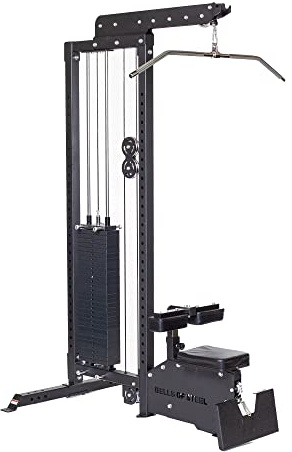 LAT Machine Pulldown [Bells of Steel] LAT Pulldown Machines | Weight Stacks for LAT Machine Home Gym | 550lb Cable Capacity, LAT Pull Down Machine 1:1 Pull Ratio