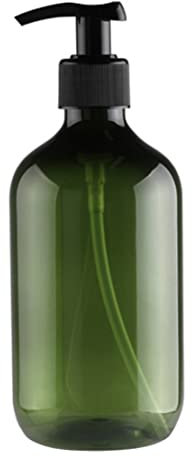 SunaOmni Bouteilles De Shampoing Vides Distributeur De Savon De Douche Flacon Pompe Vide Lotion Rechargeable Shampooing Liquide Distributeur Conteneur De Gel Douche 300 ML Vert