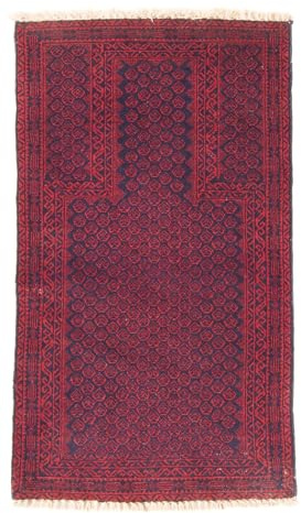Morgenland Orientteppich - Gebetsteppich - 140 x 76 cm - blau