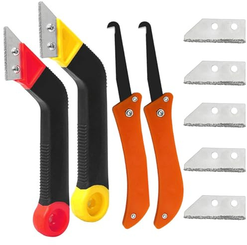9pcs Grout Remover Grout Removal Tool Grout Rake Grout Tool Grout Remover Tool Grout Rake Removal Tool Grout Scraper Tile Tools For Tile Cleaning