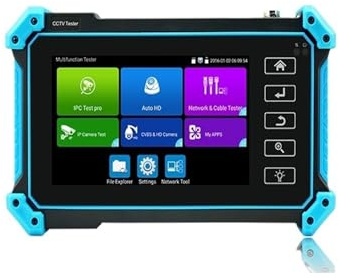 Comprobador de cámara portátil Probador Ip 4K Ipc 5200c Plus, Cámara Cctv, Monitor De Seguridad, Prueba Analógica Poe, Probador CCTV Rj45, Probador De Cable De Red Visualización de imágenes de cámara