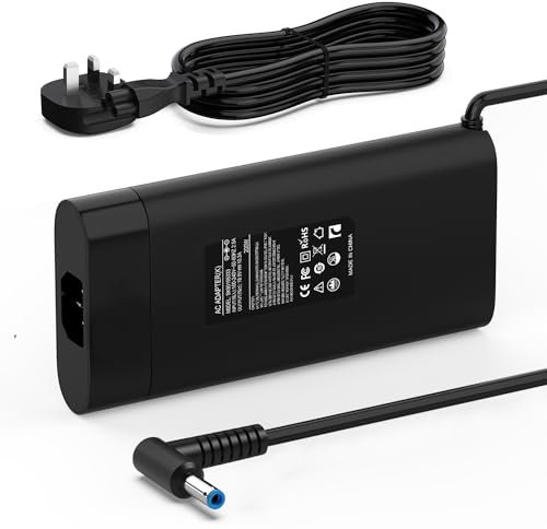 150W Laptop Charger Compatible with HP ZBook 15 16 17 Studio G3 G4 G5 G6 G7 G8, Omen 15 17 Pavilion Gaming 15 17, Fury 15 17 G7 G8 TPN-CA11 TPN-DA09 Power Adapter Supply 19.5V 7.7A