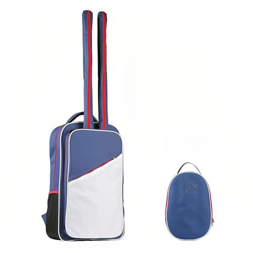 Heimvita Fechttasche mit separatem Maskenfach, Rucksack für Fechtschwerter – Ideal für Degen, Florett und Säbel, Schützt Maske und Ausrüstung (Blau)