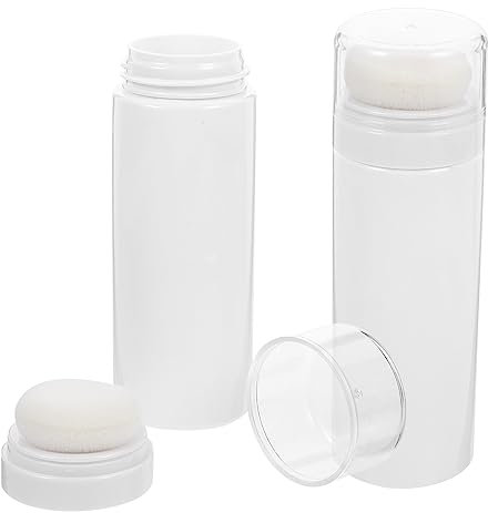 ifundom 2stücke Babypuder Puff Boxen Praktische Aufbewahrungsflasche Für Babypuder Kompakt Und Tragbar Für Mit Puderquaste Einfachen Auftragen
