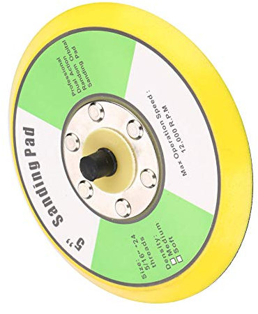 Saluaqui Klett-Polierpads, Klett-Schleif-Polier-Stützteller, Bohrschleifer-Aufsatz, Schleifbohrer-Aufsatz mit M8-Gewinde für Exzenterschleifer, Pufferpolierer (5 Zoll)