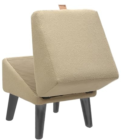 zwxqe Escalera para Perros, rampa para Mascotas, escalones de Madera Plegables Ajustables, Superficies Antideslizantes, Soporte de Movilidad, Ideal para sofá, Coche, camión, Uso en Interiores