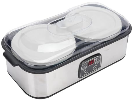 Máquina de Yogurt Digital 2L con Control de Temperatura Ajustable hasta 48H Olla de Acero Inoxidable para Familias Hogar Uso Doméstico Comercial, Desayunos Caseros, Cocina Saludable