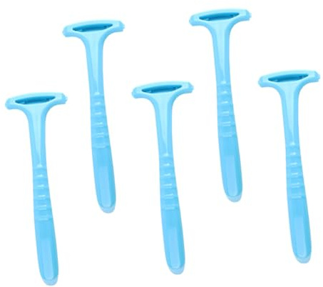 Generico Set 5 Pezzi Raschietto Pratico per Piedi in Materiale Resistente Impugnatura Antiscivolo Tagliacapelli per Pedicure e Gambe Strumento per Rimozione Pelle Morta e Calli Uso