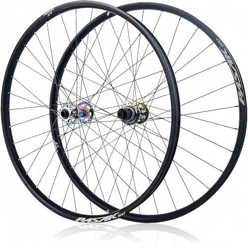 Mountainbike hjulset 29/27,5/29 tum genom axel framhjul bakhjul skivbroms 32-hålsnav passar 15 x 100 mm/12 x 142/148 mm för 8-11 växlar 27,5 tum, 100/142 mm
