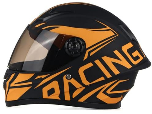Casque Intégral De Moto pour Enfants, Homologué ECE,pour Scooters Électriques,Motocross,Quads,Motos Tout-Terrain, Karts Et Quads De Route/Tout-Terrain, pour Enfants De 3 À 12 Ans 3,S/{47~58cm}