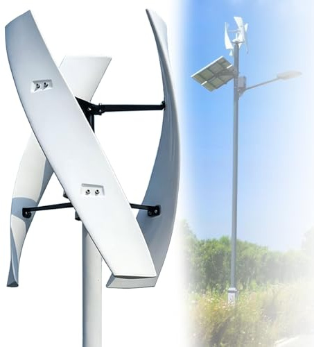 Aerogeneradores con Controlador de Carga a Prueba de Agua 3 aspas para Uso doméstico Vertical, 16000W 20000W Sin Ruido Aerogenerador Vertical de levitación magnética Vertical(20000W,12V)