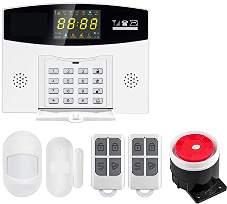 Sistema de Alarma, de Alarma Tuya Smart 4G gsm, antirrobo, 433MHZ, Enlace inalámbrico Zona con Cable a cámara IP Sensor Movimiento