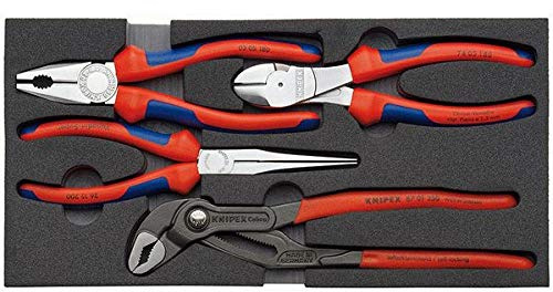 Knipex 00 20 01 V01 – Profi-Zangen-Set „Basic“ mit vier Zangen