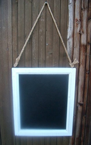 Wandtafel, Kreidetafel, Schreibtafel, Holzrahmen, weiss, Landhaus