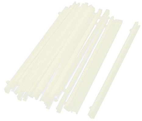 Aexit 20 STÜCKE 6,5' '166mm Lange ABS Horizontale PCB Leiterplatte Kartenführungsschiene Slot Bar (ea682f71bf696b112910c61d5cc7c4be)