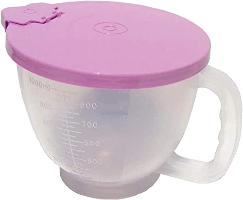 Tupperware Teigkrug im Vintage-Stil, klein, für 4 Tassen, lavendelfarben