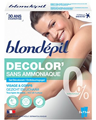 Blondépil Ammonia-Free Bleaching Gel for Face / Body - All Skin Types