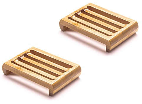 Bamboo Soap Dish | Bamboo Soap Tray | 11cm x 7.5 cm | Eco Product, Eco Friendly Gift (2)