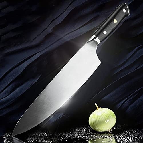 Coltello da cucina Coltello da cucina Coltello da cucina 8 pollici Chef Knif 7Cr17 440C in acciaio inox ad alta carbonio in acciaio inox tedesco G10 maniglia santku carne celillana coltello strumento