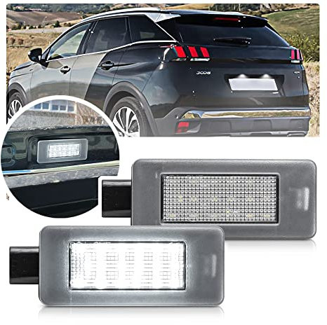 NSLUMO 2 PZ LED Licenza Numero Targa Luce Per Peug/eot 207 CC 208 308 II 308 CC 508 2008 3008 5008 Per Citr.oen C3 C5 III C4 Cactus Picasso II Grand Picasso II,luce targa peug/eot 3008